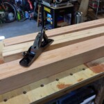 Hand Work on Bench Legs